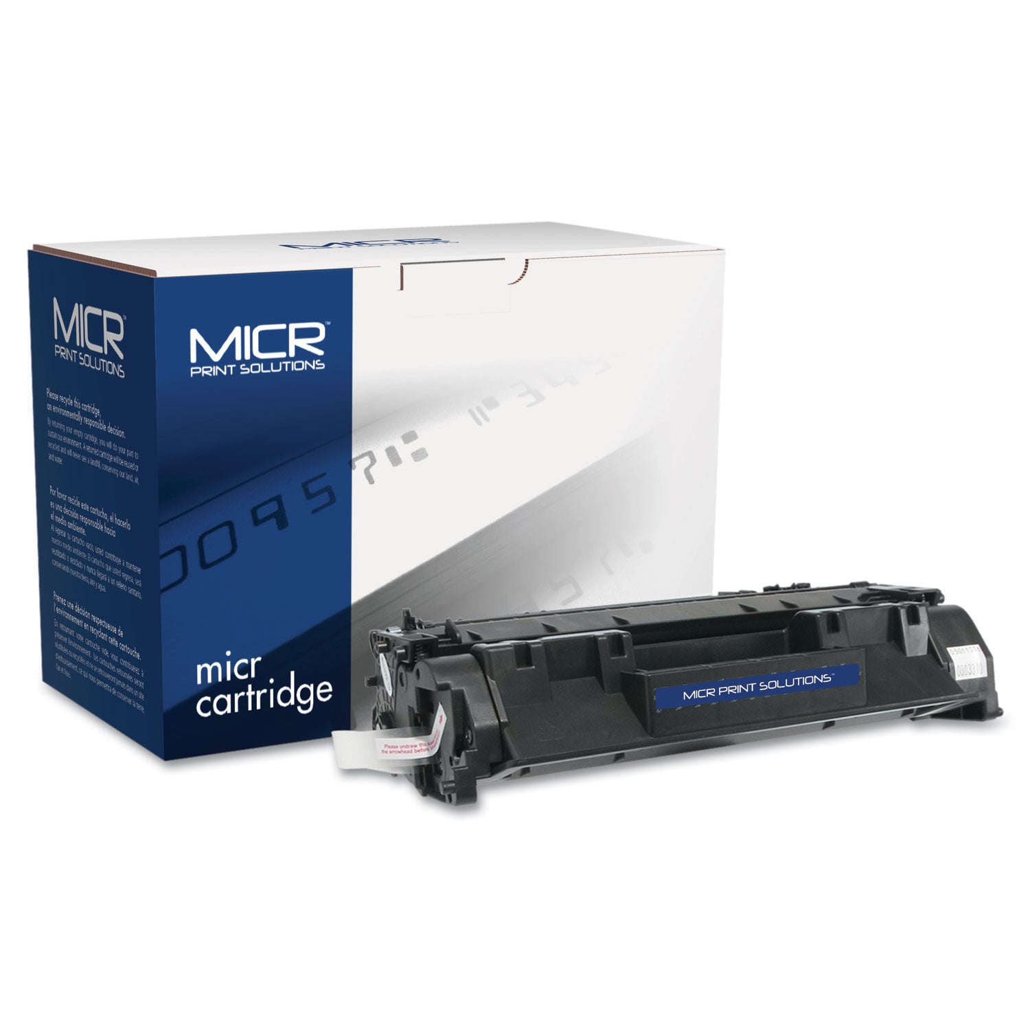 Compatible CE505A(M) (05AM) MICR Toner, 2,300 Page-Yield, Black - 
