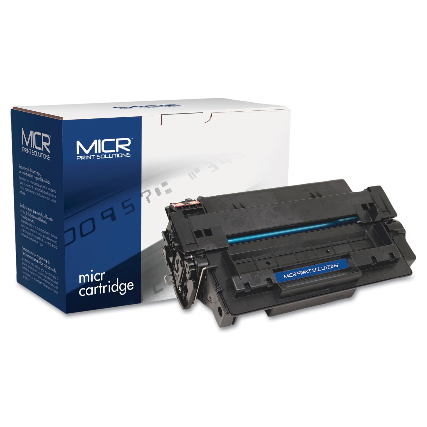 Compatible Q7551A(M) (51AM) MICR Toner, 6,500 Page-Yield, Black, Ships in 1-3 Business Days - 
