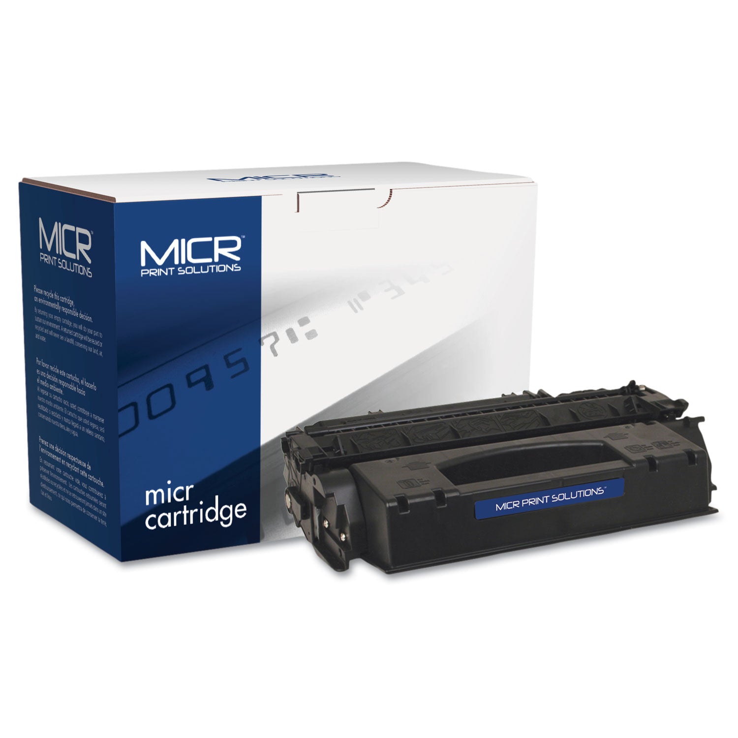 Compatible Q7553X(M) (53XM) High-Yield MICR Toner, 7,000 Page-Yield, Black, Ships in 1-3 Business Days - 