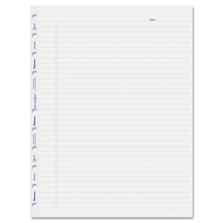 MiracleBind Ruled Paper Refill Sheets for all MiracleBind Notebooks and Planners, 11 x 9.06, White/Blue Sheets, Undated