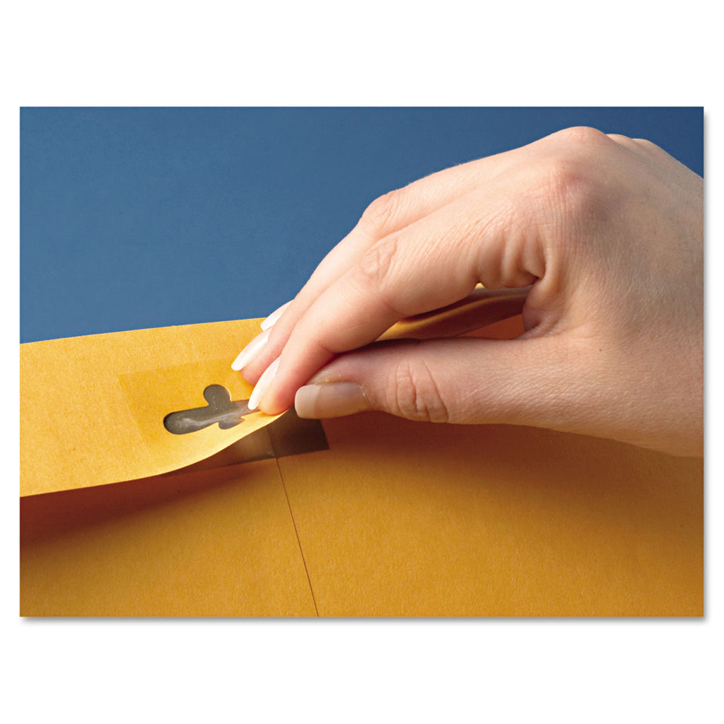 Postage Saving ClearClasp Kraft Envelope, #90, Cheese Blade Flap, ClearClasp Closure, 9 x 12, Brown Kraft, 100/Box