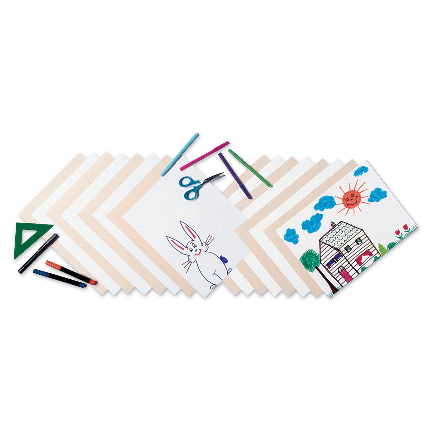 Heavyweight Tagboard, 12 x 9, Manila, 100/Pack - 