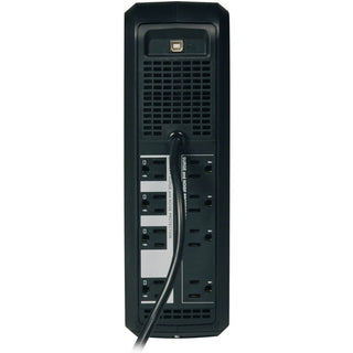 Tripp Lite by Eaton UPS OmniSmart LCD 120V 650VA 350W Line-Interactive UPS Tower LCD display USB port - 8 Hour Recharge - 3.20 Minute Stand-by - 110 V AC Input - 120 V AC Output - 8 x NEMA 5-15R - 