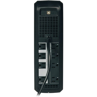 Tripp Lite by Eaton UPS OmniSmart LCD 120V 650VA 350W Line-Interactive UPS Tower LCD display USB port - 8 Hour Recharge - 3.20 Minute Stand-by - 110 V AC Input - 120 V AC Output - 8 x NEMA 5-15R