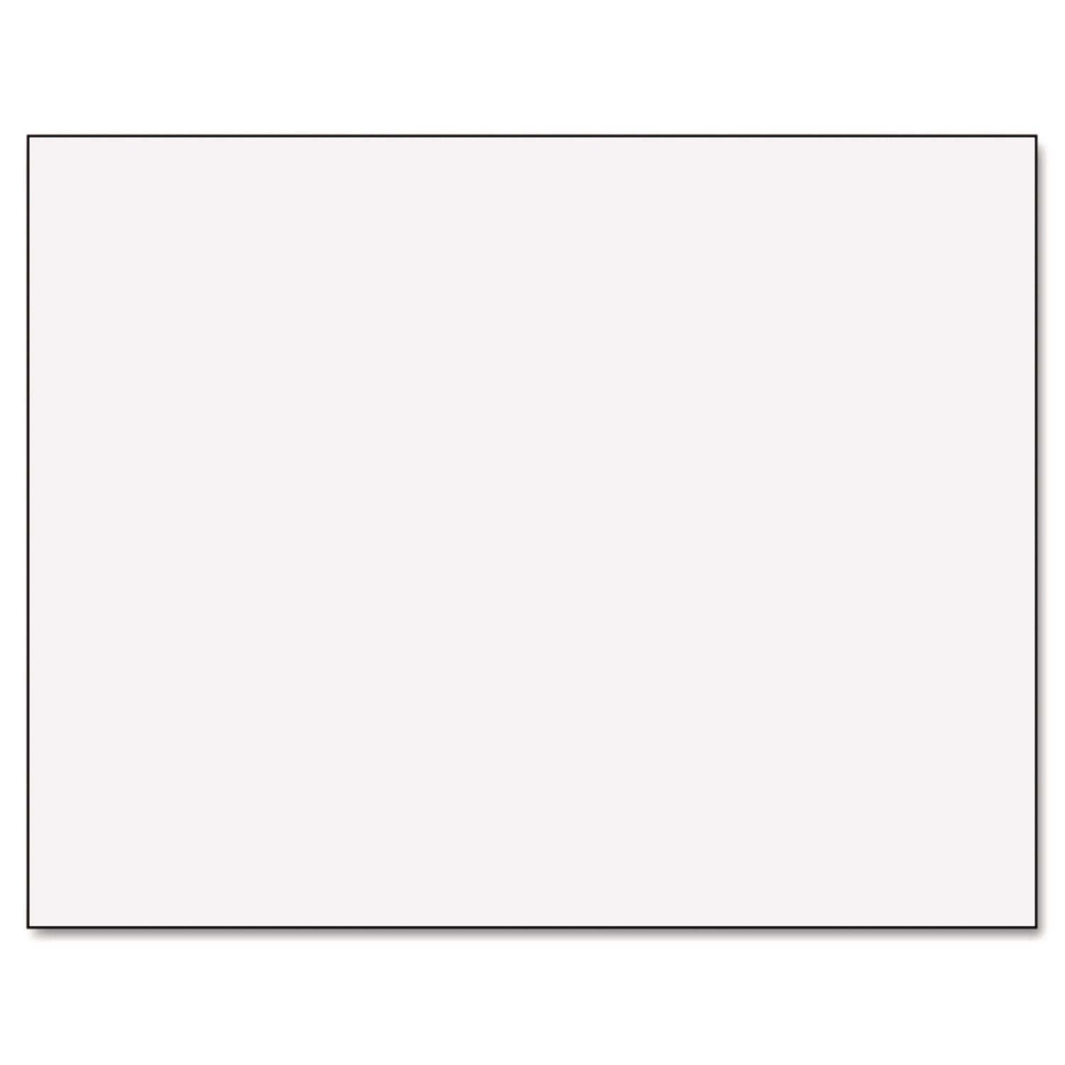Six-Ply Railroad Board, 22 x 28, White, 25/Carton