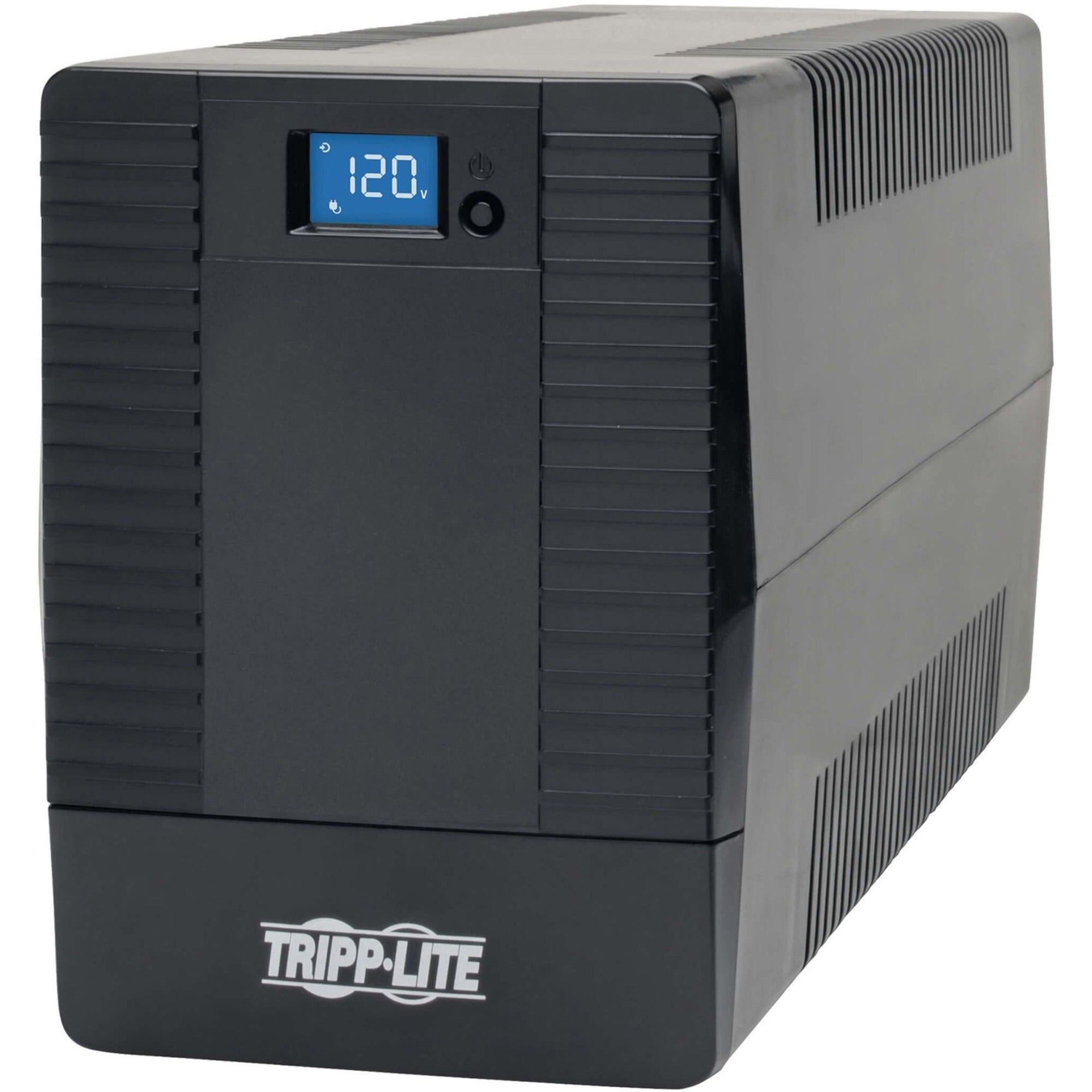 Tripp Lite by Eaton UPS OmniVS 120V 1500VA 940W Line-Interactive UPS Extended Run Tower USB port Battery Backup - Tower - 4 Hour Recharge - 5 Minute Stand-by - 110 V AC Input - 120 V AC Output - 2 x NEMA 5-15R, 6 x NEMA 5-15R - 