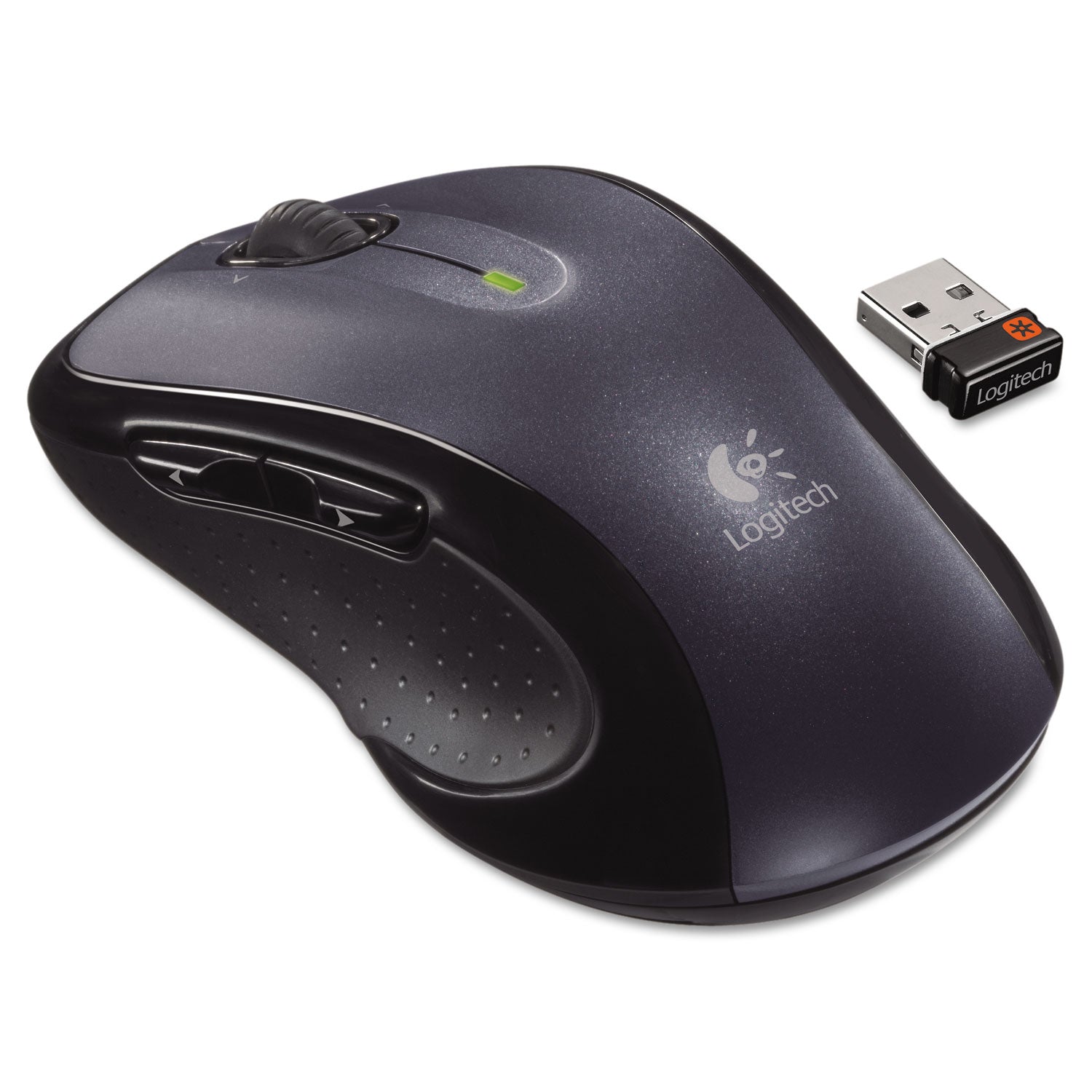 M510 Wireless Mouse, 2.4 GHz Frequency/30 ft Wireless Range, Right Hand Use, Dark Gray - 