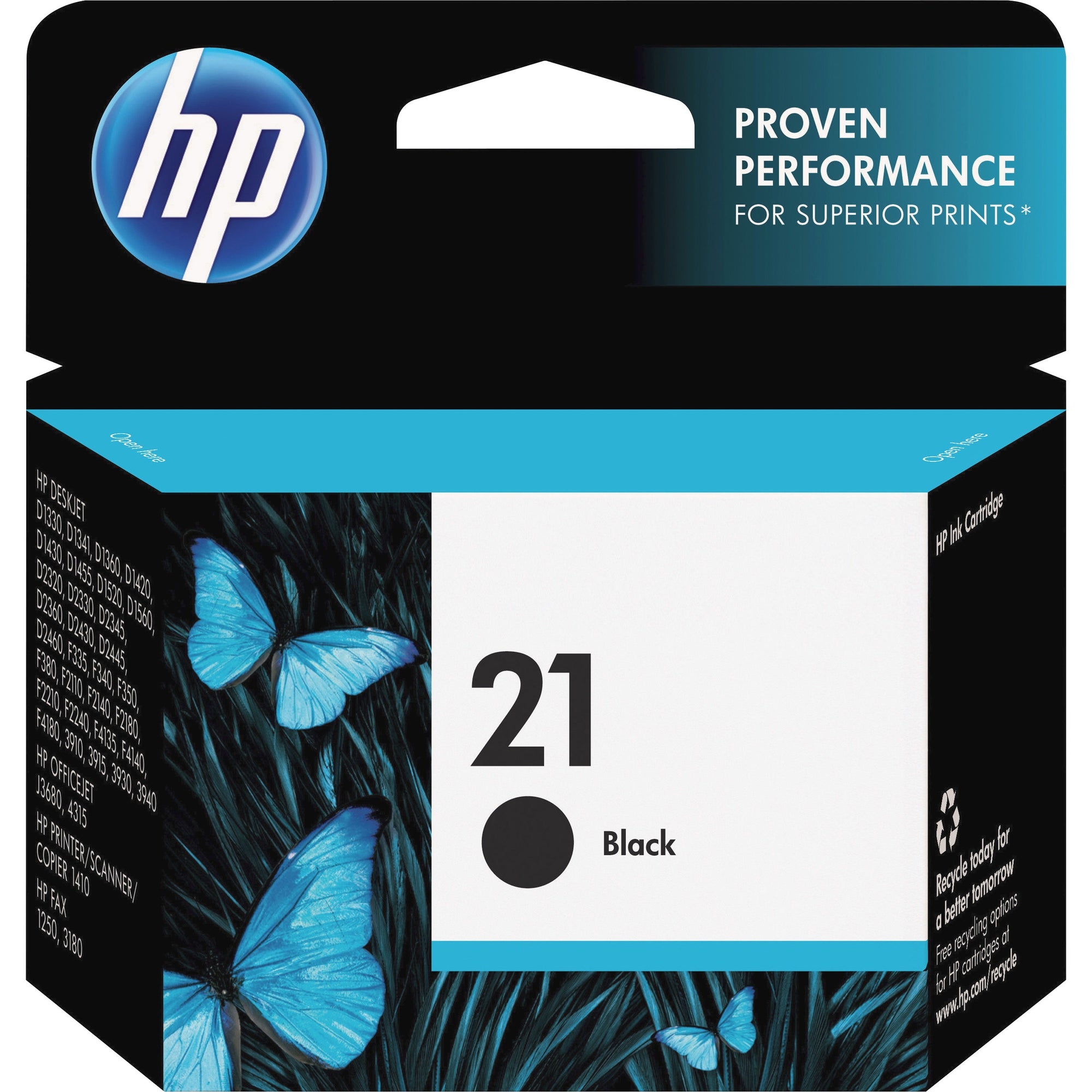HP 21, (C9351AN) Black Original Ink Cartridge