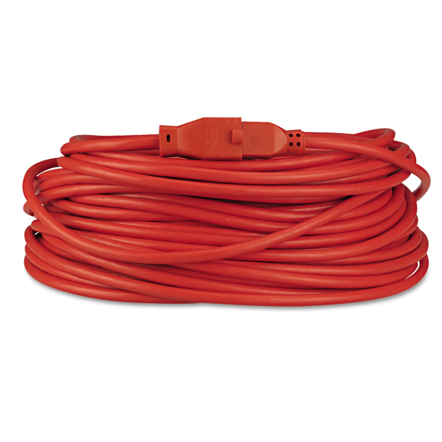 Indoor/Outdoor Extension Cord, 100 ft, 10 A, Orange - 