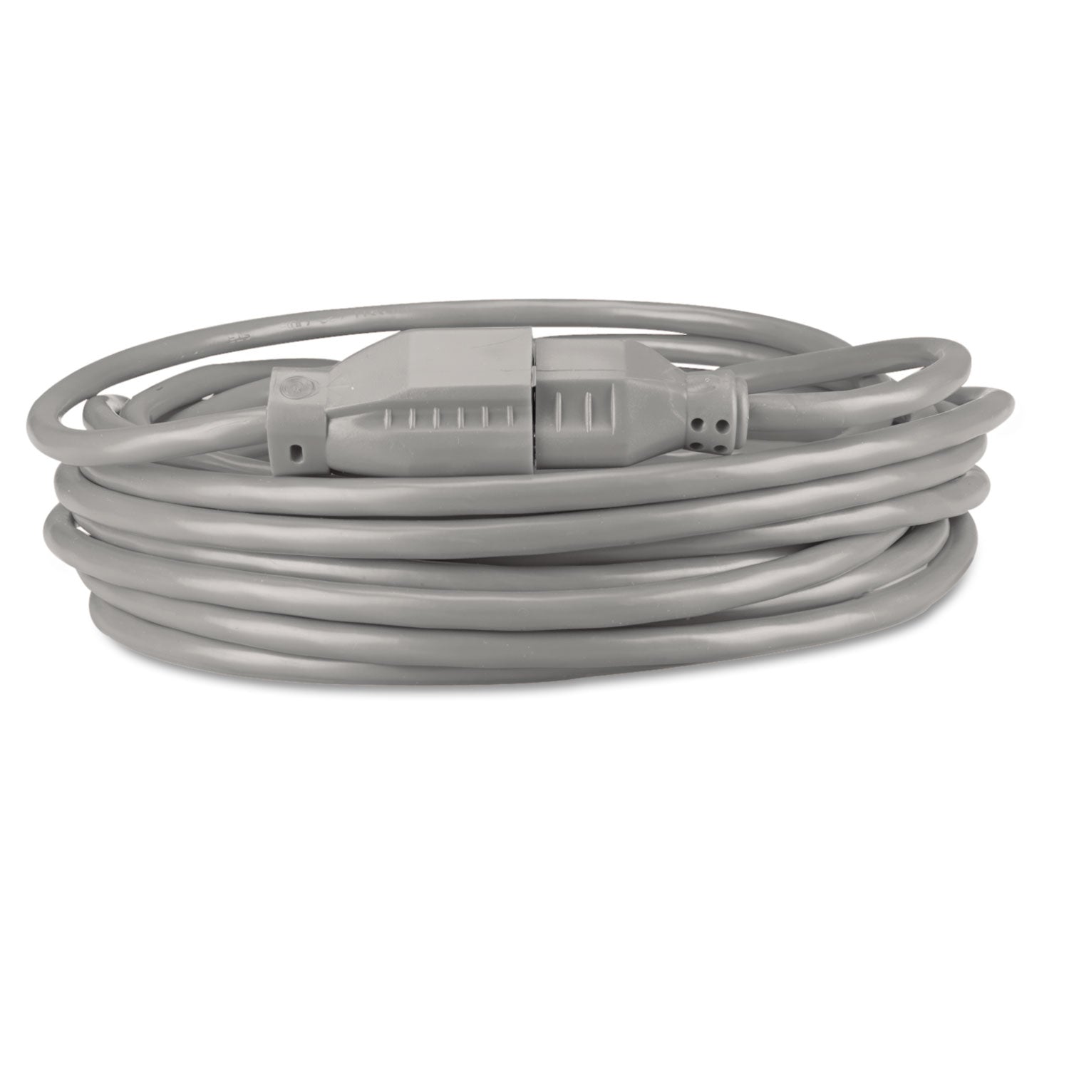 Indoor Heavy-Duty Extension Cord, 15 ft, 13 A, Gray - 
