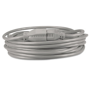 Indoor Heavy-Duty Extension Cord, 15 ft, 13 A, Gray - 