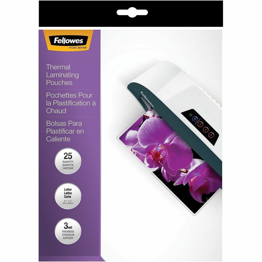 ImageLast Laminating Pouches with UV Protection, 3 mil, 9" x 11.5", Clear, 25/Pack