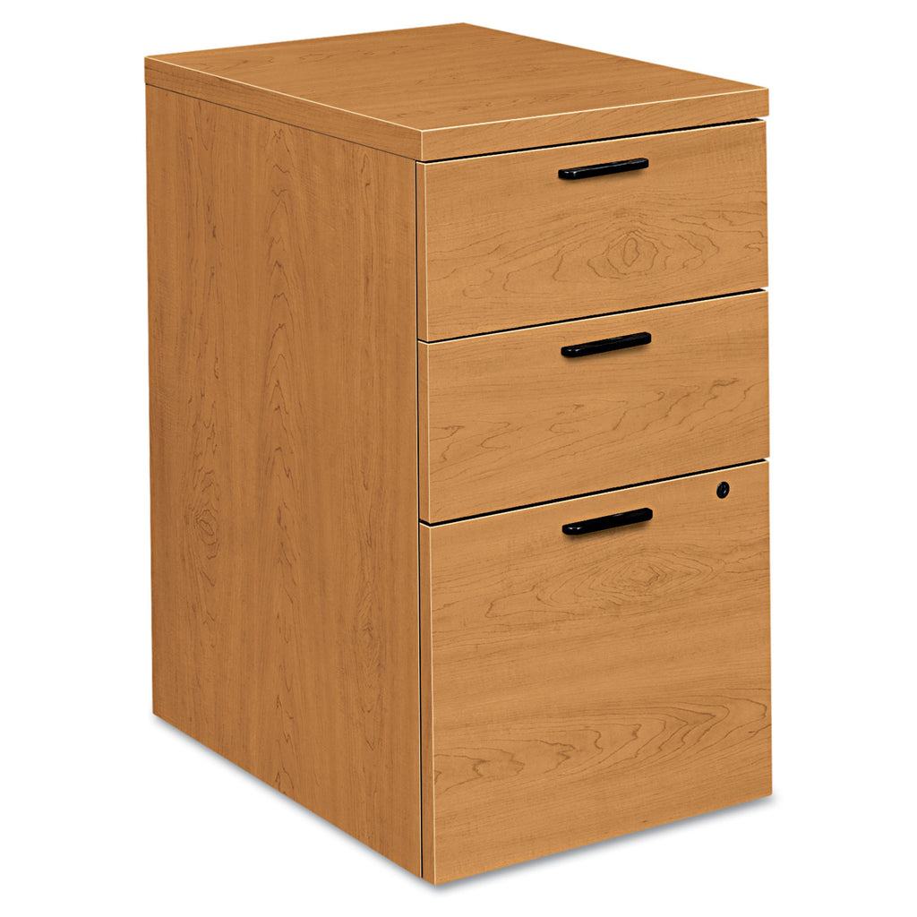 10500 Series Mobile Pedestal File, Left or Right, 3-Drawers: Box/Box/File, Legal/Letter, Harvest, 15.75" x 22.75" x 28