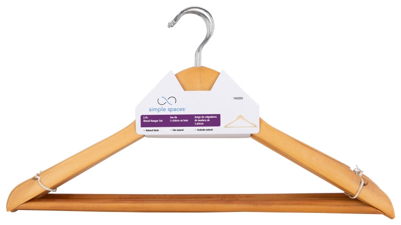 simple-spaces-hea00040g-n-cloth-hanger-set-6-6-lb-capacity-steel-wood-natural
