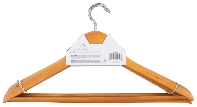 simple-spaces-hea00040g-n-cloth-hanger-set-6-6-lb-capacity-steel-wood-natural