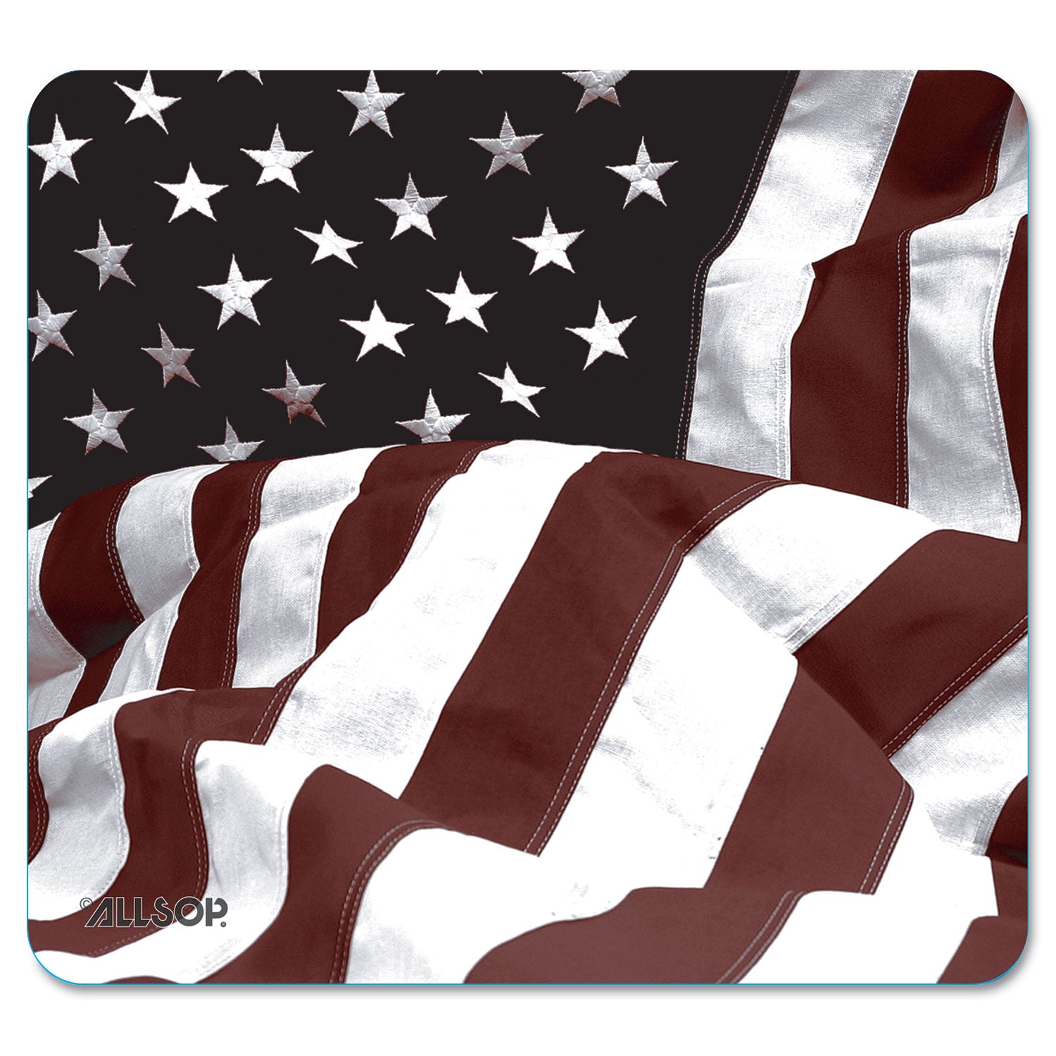 Naturesmart Mouse Pad, 8.5 x 8, American Flag Design - 
