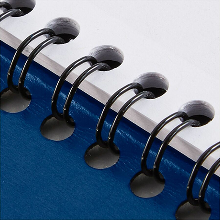 At-A-Glance Fashion Planner - Monthly - 1 Year - January 2024 - December 2024 - 1 Month Double Page Layout - 6 7/8" x 8 3/4" Sheet Size - Wire Bound - Blue - Simulated Leather - Perforated, Memo Section, Address Directory, Phone Directory, Reference