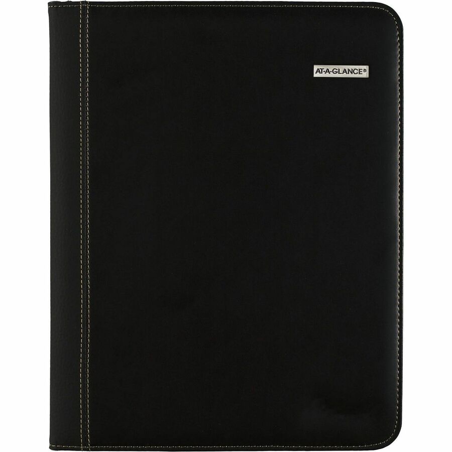 Executive Monthly Padfolio, 11 x 9, Black Cover, 13-Month (Jan to Jan): 2024 to 2025