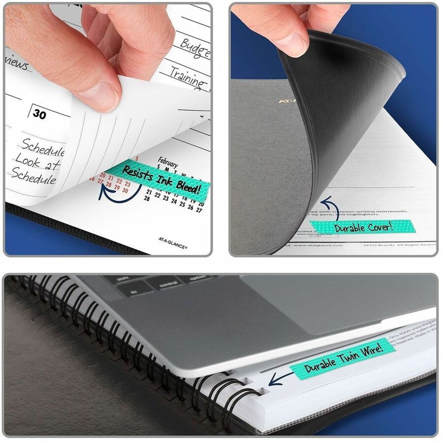 800 Range Weekly/Monthly Appointment Book, 11 x 8.25, Black Cover, 12-Month (Jan to Dec): 2024