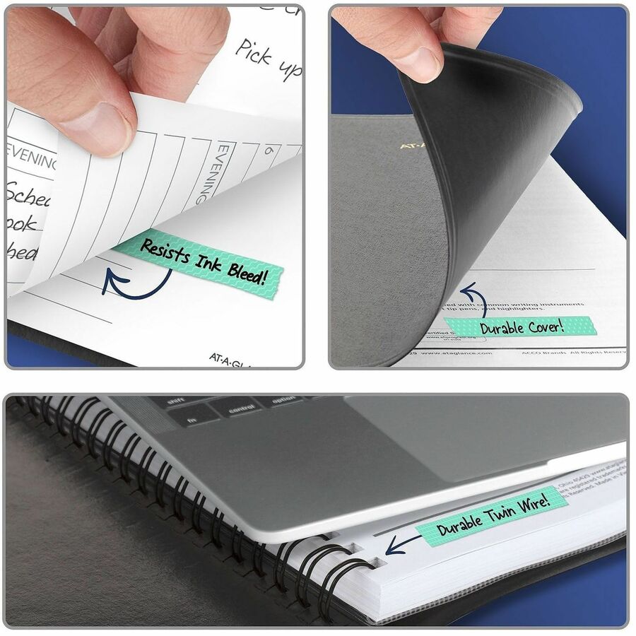 Weekly Vertical-Column Appointment Book Ruled for Hourly Appointments, 8.75 x 7, Black Cover, 13-Month (Jan-Jan): 2024-2025
