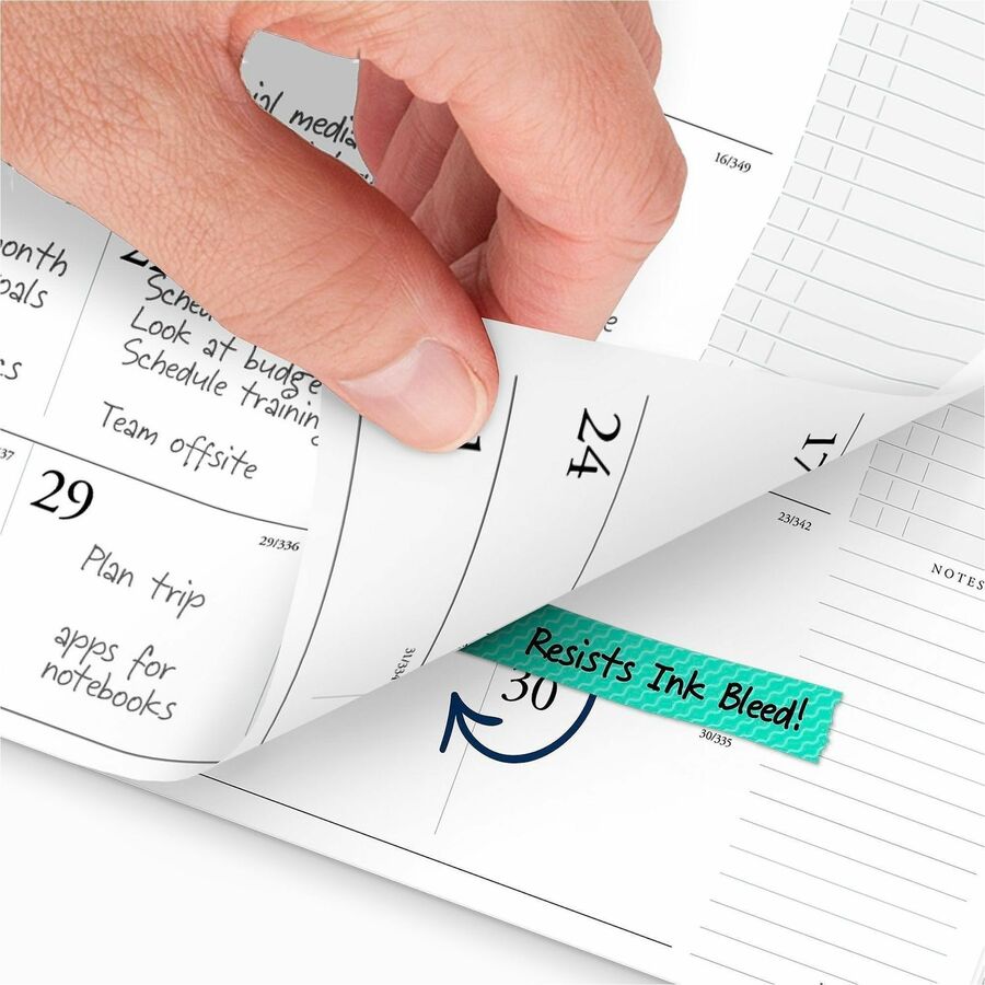 At-A-Glance Executive Padfolio Refill for 70-290 - Large Size - Julian Dates - Monthly - 13 Month - January 2024 - January 2025 - 1 Month Double Page Layout - 9" x 11" White Sheet - Stapled - White - Paper - Bleed Resistant - 1 Each
