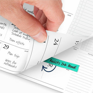 At-A-Glance Executive Padfolio Refill for 70-290 - Large Size - Julian Dates - Monthly - 13 Month - January 2024 - January 2025 - 1 Month Double Page Layout - 9" x 11" White Sheet - Stapled - White - Paper - Bleed Resistant - 1 Each