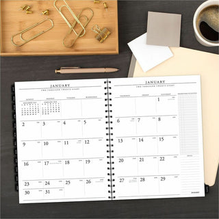 Executive Weekly/Monthly Planner Refill with 15-Minute Appointments, 11 x 8.25, White Sheets, 12-Month (Jan to Dec): 2024