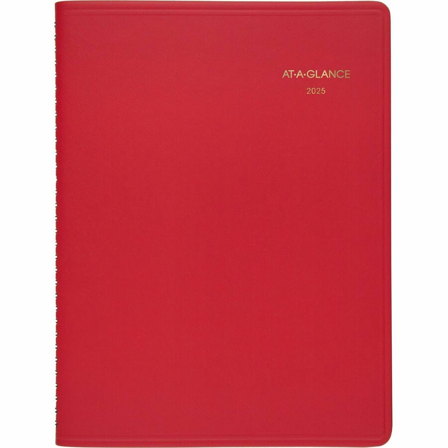 At-A-Glance Fashion Appointment Book Planner - Large Size - Julian Dates - Weekly - 1 Year - January 2024 - December 2024 - 8:00 AM to 9:45 PM - Quarter-hourly, 8:00 AM to 5:45 PM - Quarter-hourly - 1 Week Double Page Layout - 8 1/4" x 11" White Shee