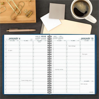 At-A-Glance Fashion Appointment Book Planner - Large Size - Julian Dates - Weekly - 1 Year - January 2024 - December 2024 - 8:00 AM to 9:45 PM - Quarter-hourly, 8:00 AM to 5:45 PM - Quarter-hourly - 1 Week Double Page Layout - 8 1/4" x 11" White Shee