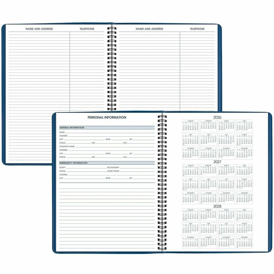 At-A-Glance Fashion Appointment Book Planner - Large Size - Julian Dates - Weekly - 1 Year - January 2024 - December 2024 - 8:00 AM to 9:45 PM - Quarter-hourly, 8:00 AM to 5:45 PM - Quarter-hourly - 1 Week Double Page Layout - 8 1/4" x 11" White Shee