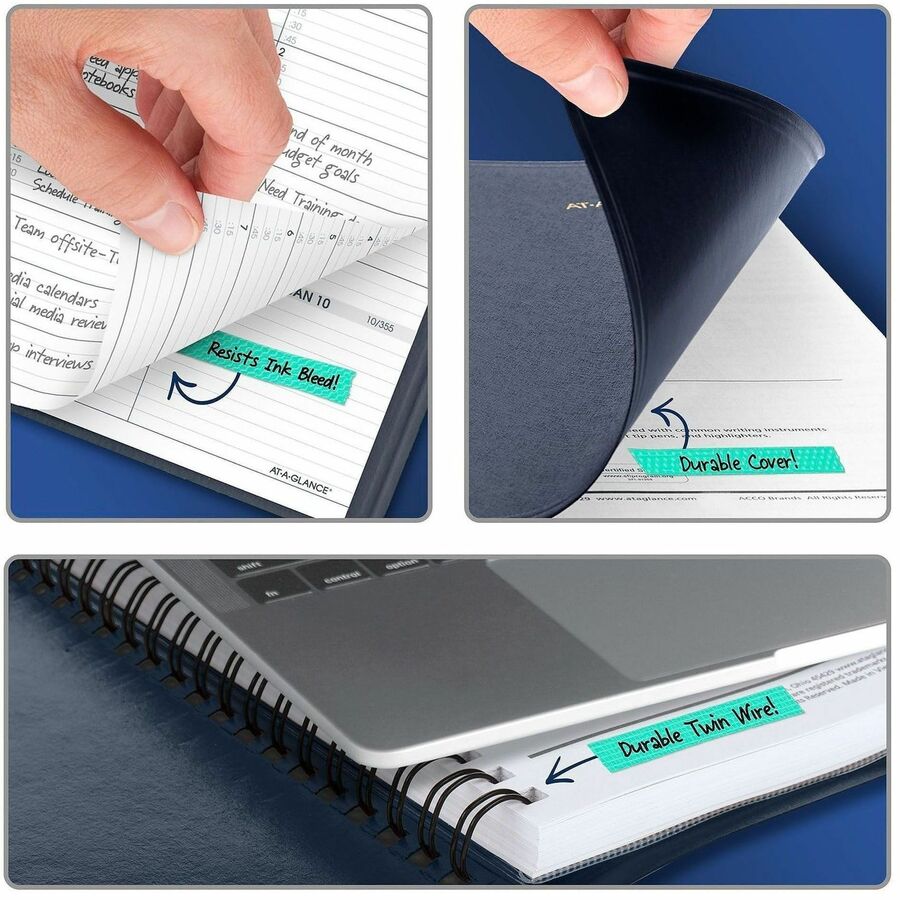 Weekly Appointment Book, 11 x 8.25, Navy Cover, 13-Month (Jan to Jan): 2024 to 2025