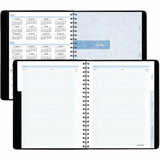 The Action Planner Weekly Appointment Book, 11 x 8, Black Cover, 12-Month (Jan to Dec): 2024