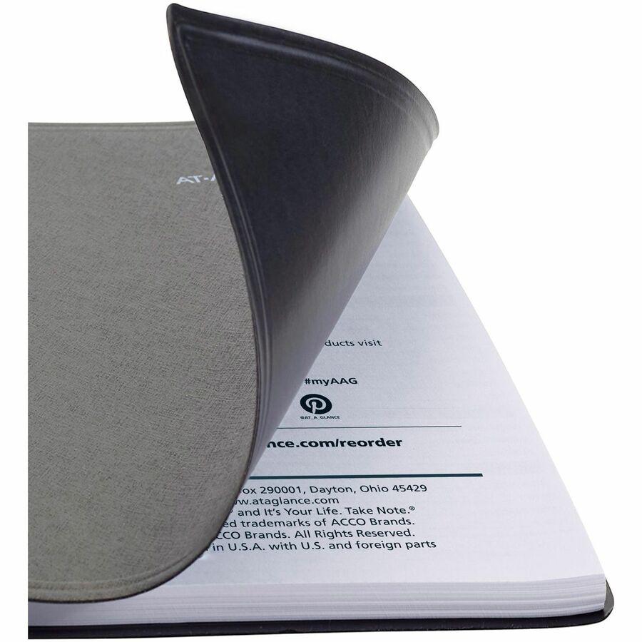 At-A-Glance QuickNotes Appointment Book Planner - Small Size - Julian Dates - Daily, Monthly - 1 Year - January 2024 - December 2024 - 8:00 AM to 5:00 PM - Hourly - 1 Day Single Page Layout 1 Month Double Page Layout - 5" x 8" White Sheet - Wire Boun