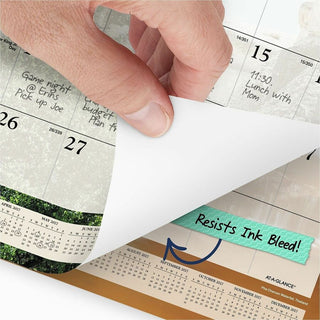 Scenic Monthly Wall Calendar, Scenic Landscape Photography, 15.5 x 22.75, White/Multicolor Sheets, 12-Month (Jan-Dec): 2024