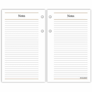 At-A-Glance Photographic Loose-Leaf Desk Calendar Refill - Standard Size - Julian Dates - Daily - 12 Month - January 2024 - December 2024 - 1 Day Double Page Layout - 3 1/2" x 6" White Sheet - 2-ring - Desktop, Desk - Paper - Ruled, Reference Calenda