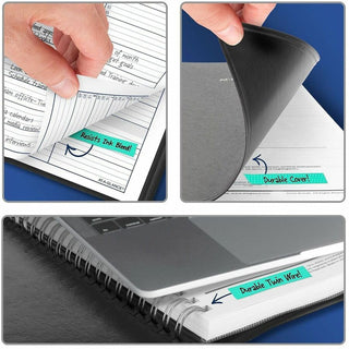 DayMinder Weekly Appointment Book, Vertical-Column Format, 11 x 8, Black Cover, 12-Month (Jan to Dec): 2024