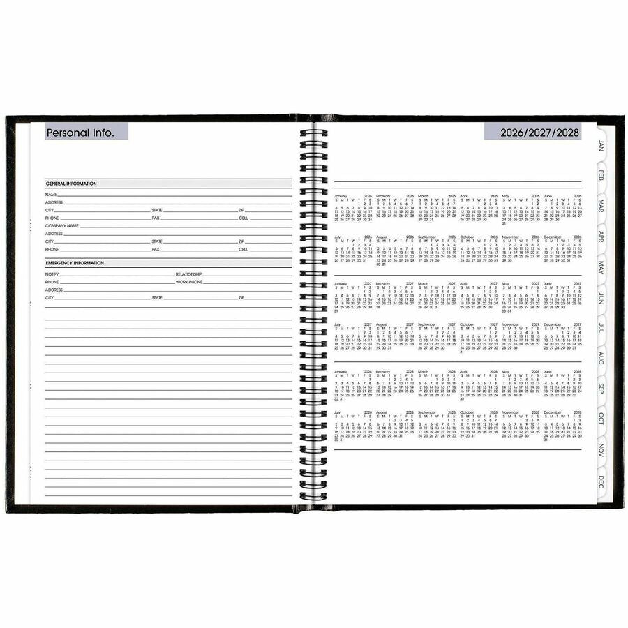 At-A-Glance DayMinder Premiere Appointment Book Planner - Large Size - Julian Dates - Weekly - 12 Month - January 2024 - December 2024 - 7:00 AM to 9:45 PM - Quarter-hourly, 7:00 AM to 6:45 PM - Saturday - 1 Week Double Page Layout - 8" x 11" White S