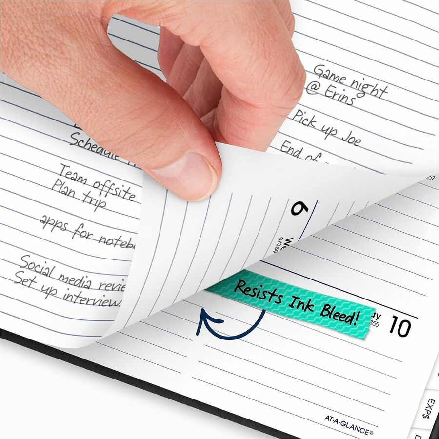 DayMinder Executive Weekly/Monthly Refill, 8.75 x 7, White Sheets, 12-Month (Jan to Dec): 2024