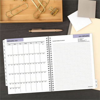 DayMinder Executive Weekly/Monthly Refill, 8.75 x 7, White Sheets, 12-Month (Jan to Dec): 2024