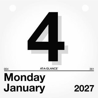 Today Is Daily Wall Calendar Refill, 6 x 6, White Sheets, 12-Month (Jan to Dec): 2024