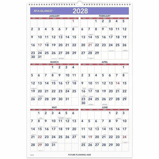 Monthly Wall Calendar with Ruled Daily Blocks, 15.5 x 22.75, White Sheets, 12-Month (Jan to Dec): 2024