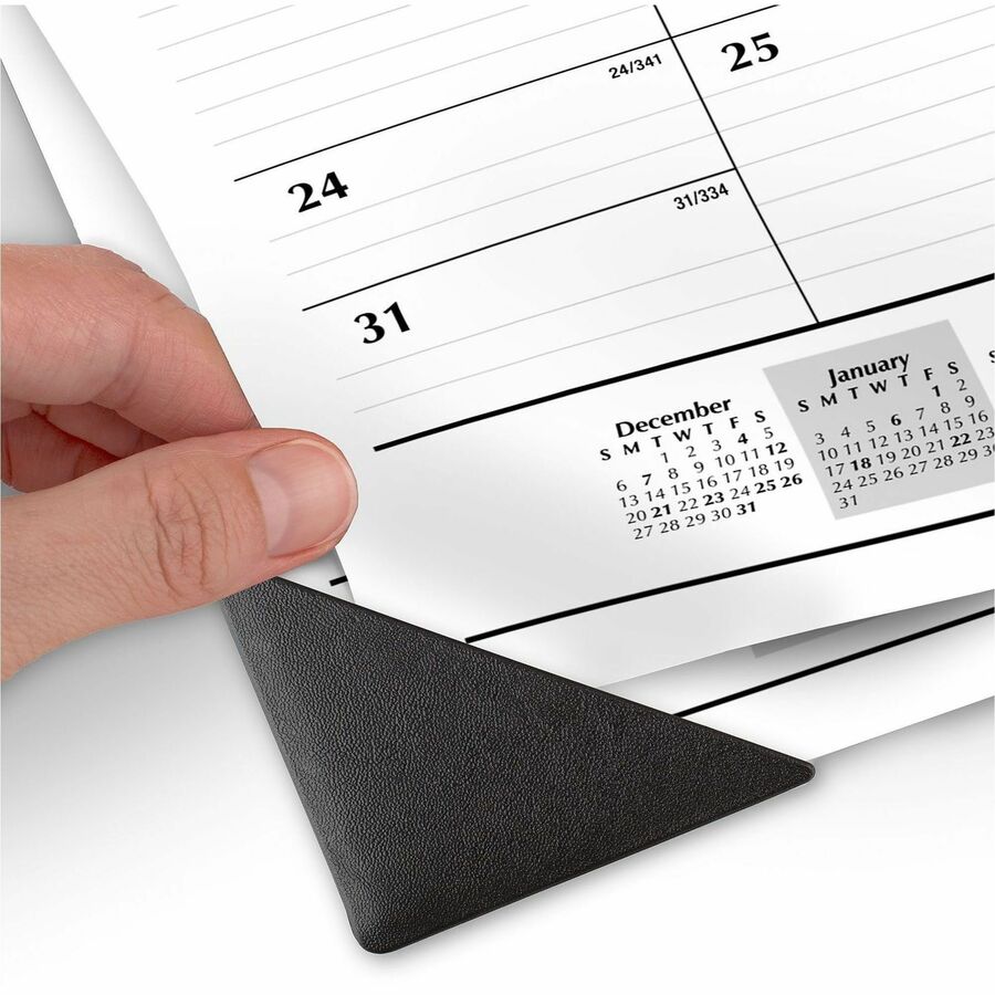 At-A-Glance 2024 Ruled Monthly Desk Pad, Large, 24" x 19" - Large Size - Julian Dates - Monthly - 12 Month - January 2024 - December 2024 - 1 Month Single Page Layout - 24" x 19" White Sheet - Headband - Desktop - White - Paper - Ruled Daily Block -