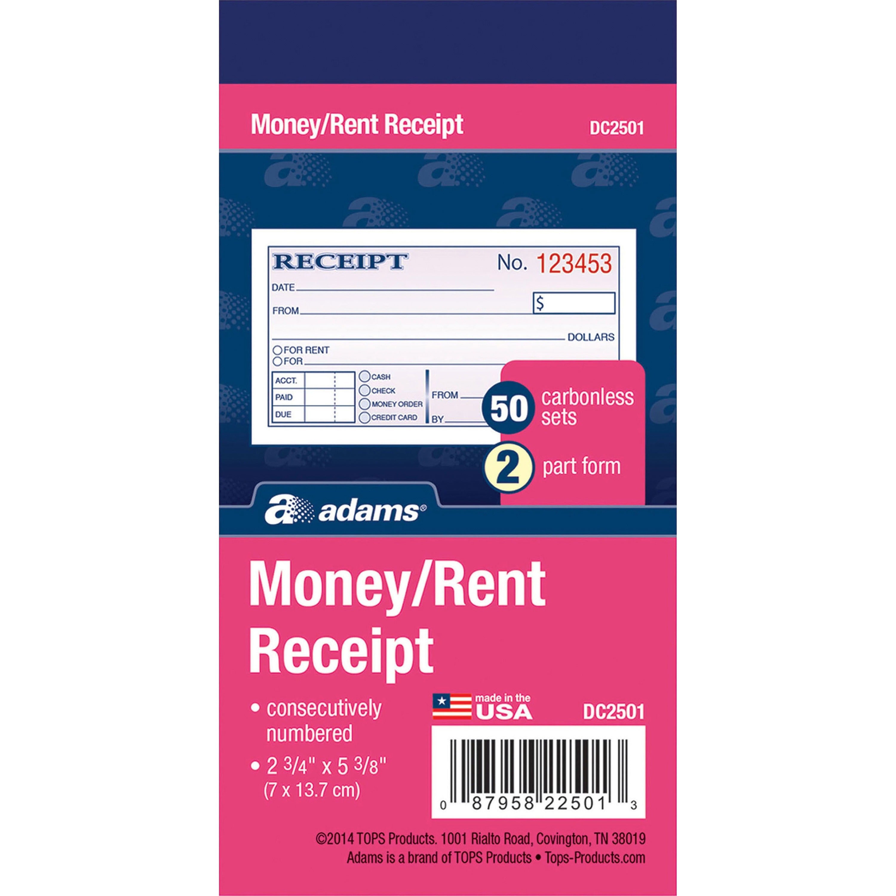 adams-money-rent-receipt-books-50-sheets-tape-bound-2-part-275-x-537-form-size-white-assorted-sheets-1-each_abfdc2501 - 2