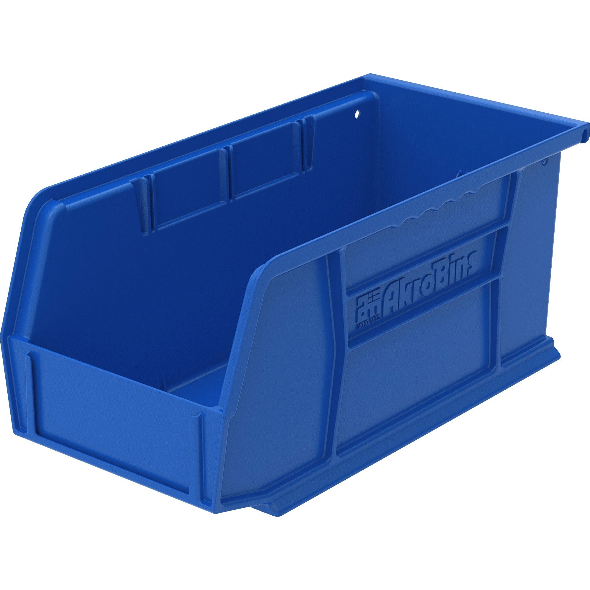 akro-mils-akrobin-5-height-x-55-width-x-109-depth-unbreakable-water-proof-stackable-corrosion-proof-blue-polymer-1-each_akm30230b - 1