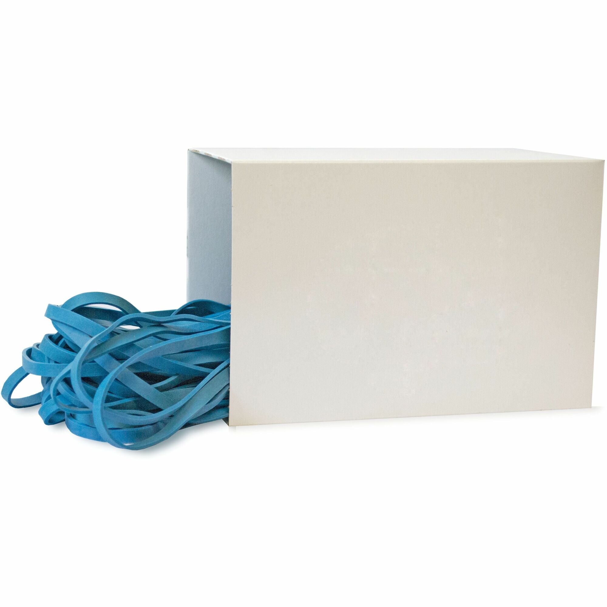 Alliance Rubber 07818 SuperSize Bands - Large 17" Heavy Duty Latex Rubber Bands - For Oversized Jobs - Blue - Approx. 50 Bands in Box - 
