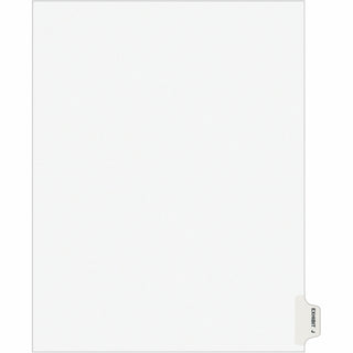 Avery Individual Legal Exhibit Dividers - Avery Style - 1 Printed Tab(s) - Character - J - 8.5" Divider Width x 11" Divider Length - Letter - White Paper Divider - Paper Tab(s) - Recycled - Reinforced Tab, Rip Proof, Unpunched - 25 / Pack