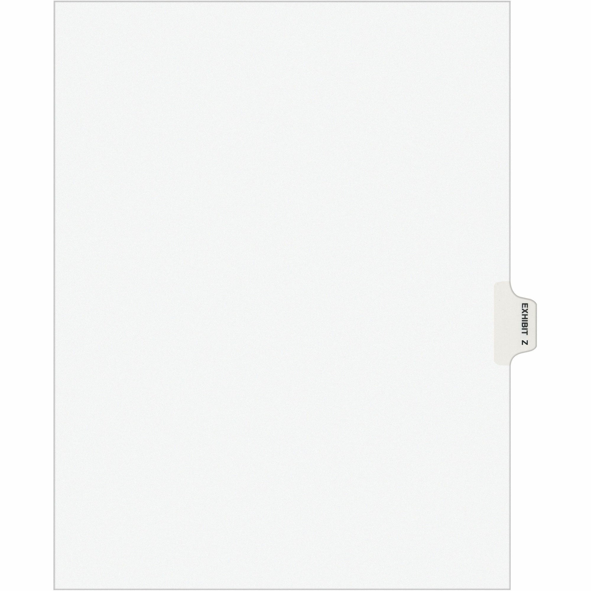 Avery Individual Legal Exhibit Dividers - Avery Style