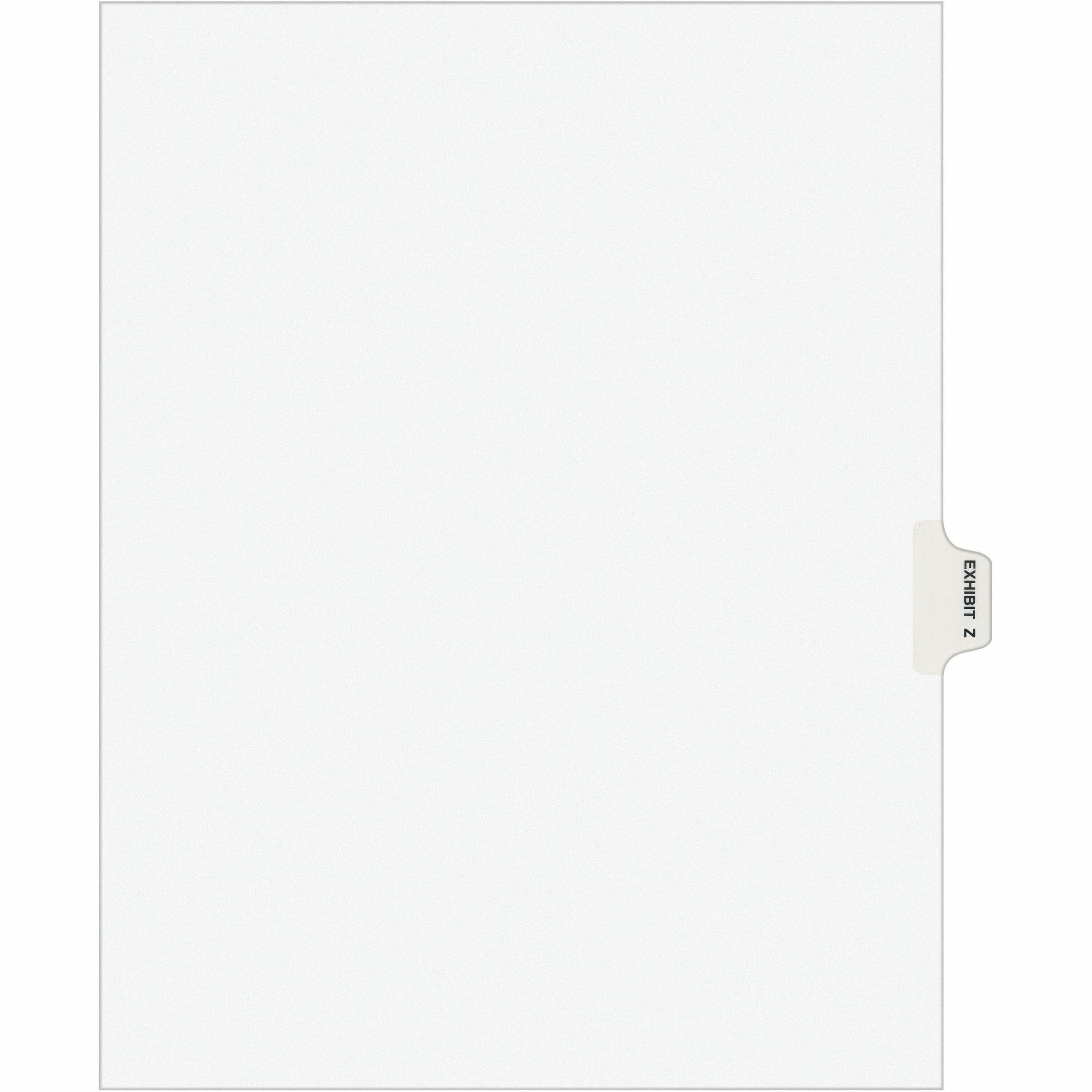 Avery Individual Legal Exhibit Dividers - Avery Style