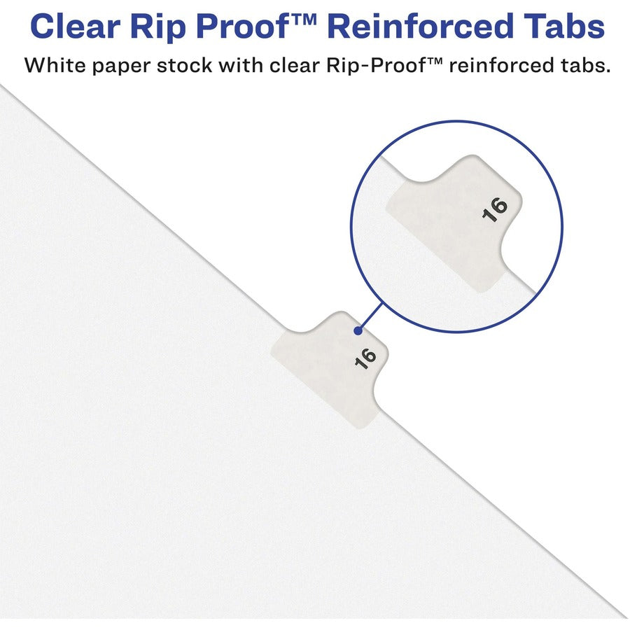 Avery Individual Legal Exhibit Dividers - Avery Style - 