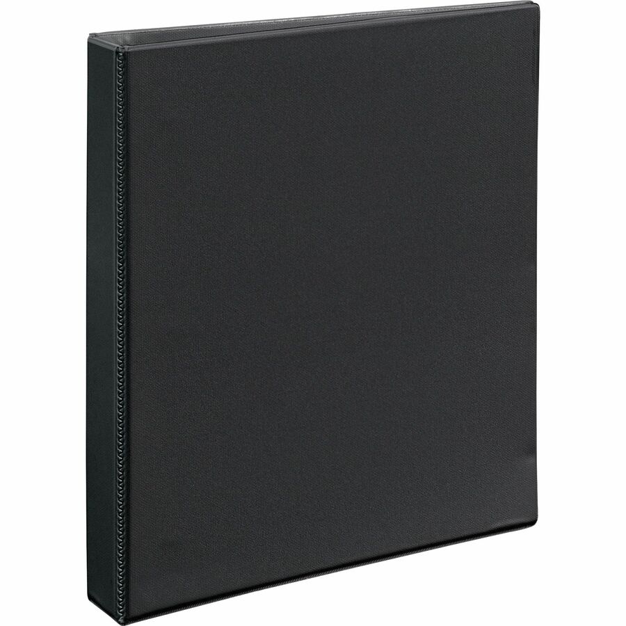 Durable View Binder with DuraHinge and EZD Rings, 3 Rings, 1" Capacity, 11 x 8.5, Black, (9300)